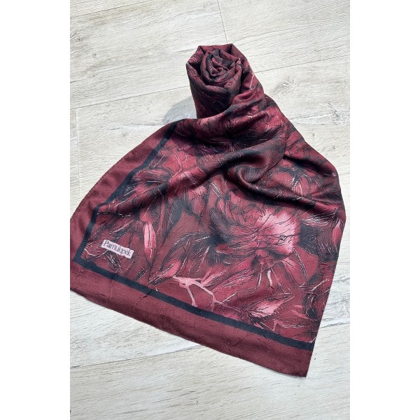 Desenli Bambu Şal 026BRD